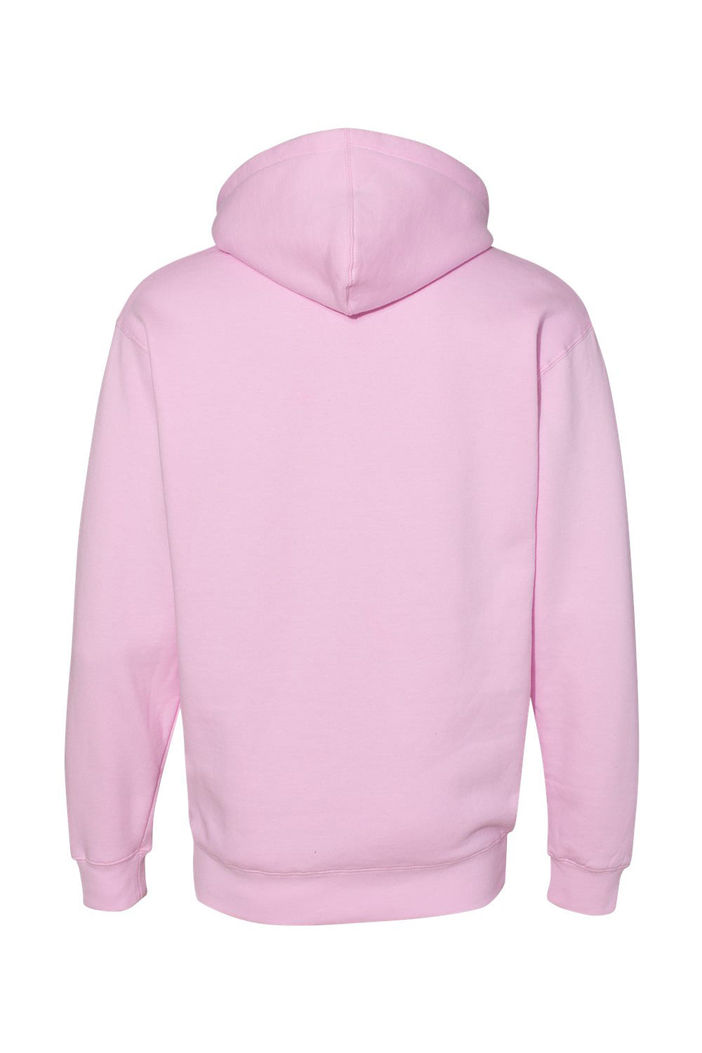 Independent Trading Co. IND4000 Mens Hooded Sweatshirt Hoodie Light Pink Flat Back