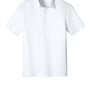 Port Authority Mens Shirt Collar Short Sleeve Polo Shirt - White - NEW