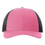 Richardson Hats Mens Snapback Trucker Hat - Hot Pink/Black