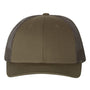 Richardson Hats Mens Snapback Trucker Hat - Chocolate Chip Brown/Grey Brown