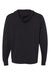 Independent Trading Co. AFX90UN Mens Hooded Sweatshirt Hoodie Black Flat Back