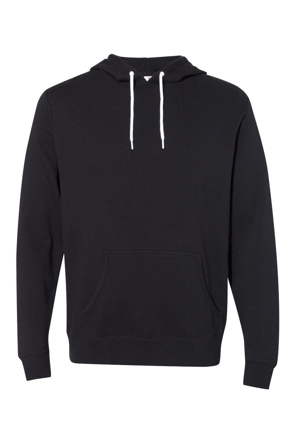 Independent Trading Co. AFX90UN Mens Hooded Sweatshirt Hoodie Black Flat Front