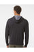 Independent Trading Co. AFX90UN Mens Hooded Sweatshirt Hoodie Heather Charcoal Grey Model Back