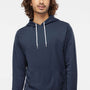 Independent Trading Company Mens Hooded Sweatshirt Hoodie w/ Pouch Pocket - Slate Blue