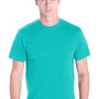 LAT Mens Fine Jersey Short Sleeve Crewneck T-Shirt - Caribbean Blue