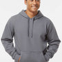Augusta Sportswear Mens Fleece Hooded Sweatshirt Hoodie - Graphite Grey - NEW