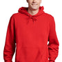 Russell Athletic Mens Dri-Power Moisture Wicking Hooded Sweatshirt Hoodie w/ Pouch Pocket - True Red