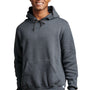 Russell Athletic Mens Dri-Power Moisture Wicking Hooded Sweatshirt Hoodie w/ Pouch Pocket - Heather Black