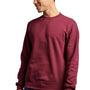 Russell Athletic Mens Dri-Power Moisture Wicking Crewneck Sweatshirt - Maroon - Closeout