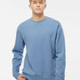 Independent Trading Co. Mens Pigment Dyed Crewneck Sweatshirt - Light Blue - NEW