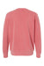 Independent Trading Co. PRM3500 Mens Pigment Dyed Crewneck Sweatshirt Pink Flat Back