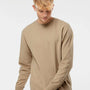 Independent Trading Co. Mens Pigment Dyed Crewneck Sweatshirt - Sandstone Brown - NEW