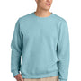 Jerzees Mens Eco Premium Moisture Wicking Crewneck Sweatshirt - Heather Cloud Blue