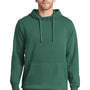 Port & Company Mens Beach Wash Fleece Hooded Sweatshirt Hoodie w/ Pouch Pocket - Nordic Green