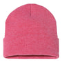 Sportsman Mens Solid Cuffed Beanie - Heather Red - NEW