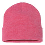 Sportsman Hats Unisex Solid Cuffed Beanie - Heather Red
