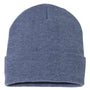 Sportsman Hats Unisex Solid Cuffed Beanie - Heather Navy Blue
