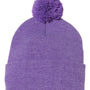Sportsman Hats Unisex Pom-Pom Cuffed Beanie - Heather Purple