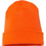 Yupoong Hats Unisex Cuffed Beanie - Blaze Orange