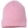 Yupoong Hats Unisex Cuffed Beanie - Baby Pink