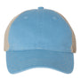 Richardson Hats Mens Garment Washed Snapback Trucker Hat - Columbia Blue/Khaki
