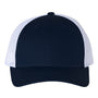 Richardson Hats Mens Snapback Trucker Hat - Navy Blue/White