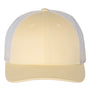 Richardson Mens Snapback Trucker Hat - Pale Banana Yellow/Birch - NEW
