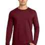 Gildan Mens Softstyle Long Sleeve Crewneck T-Shirt - Garnet Red