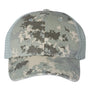 Richardson Hats Mens Garment Washed Printed Snapback Trucker Hat - Military Digital Camo/Light Green