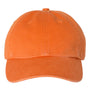 Richardson Mens Washed Adjustable Dad Hat - Orange - NEW