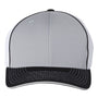 Richardson Mens Pulse Sportmesh R-Flex Stetch Fit Hat - Grey/White/Black - NEW
