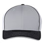 Richardson Hats Mens Pulse Sportmesh R-Flex Stretch Fit Hat - Grey/White/Black