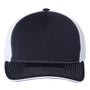 Richardson Hats Mens Pulse Sportmesh R-Flex Stretch Fit Hat - Navy Blue/White