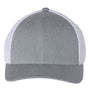 Richardson Hats Mens R-Flex Stretch Fit Trucker Hat - Heather Grey/White