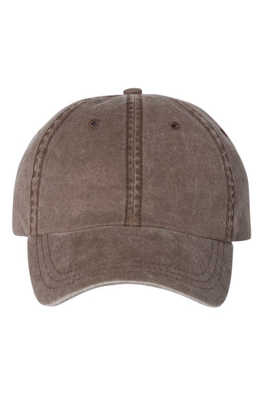 Sportsman SP500 Mens Pigment Dyed Hat Brown Flat Front
