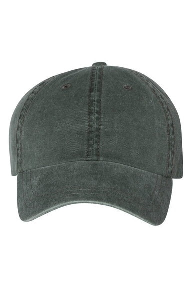 Sportsman SP500 Mens Pigment Dyed Hat Forest Green Flat Front