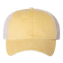 Sportsman Mens Pigment Dyed Snapback Trucker Hat - Mustard Yellow/Stone - NEW