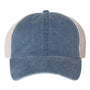 Sportsman Mens Pigment Dyed Snapback Trucker Hat - Navy Blue/Stone - NEW