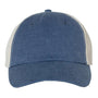 Sportsman Mens Pigment Dyed Snapback Trucker Hat - Royal Blue/Stone - NEW