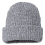 Sportsman Hats Unisex Chunky Cuffed Beanie - Grey/White Speckled