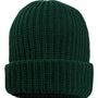 Sportsman Hats Unisex Chunky Cuffed Beanie - Forest Green