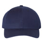 Yupoong Hats Mens Premium Curved Visor Snapback Hat - Navy Blue