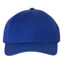 Yupoong Hats Mens Premium Curved Visor Snapback Hat - Royal Blue