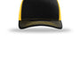 Richardson Hats Mens Snapback Trucker Hat - Black/Gold