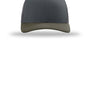 Richardson Hats Mens Snapback Trucker Hat - Gunmetal Grey/Gunmetal Grey/Chocolate Chip Brown