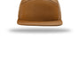 Richardson Hats Mens 7 Panel Snapback Trucker Hat - Caramel Brown