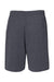 Russell Athletic 25843M Mens Classic Jersey Shorts w/ Pockets Heather Black Flat Back