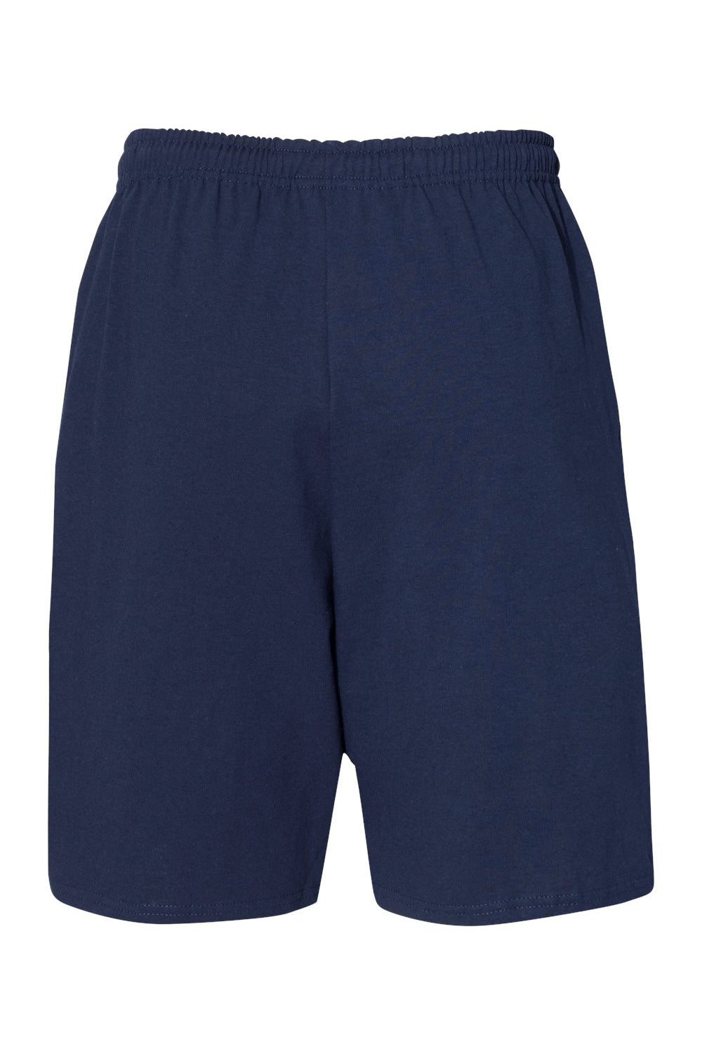 Russell Athletic 25843M Mens Classic Jersey Shorts w/ Pockets Navy Blue Flat Back