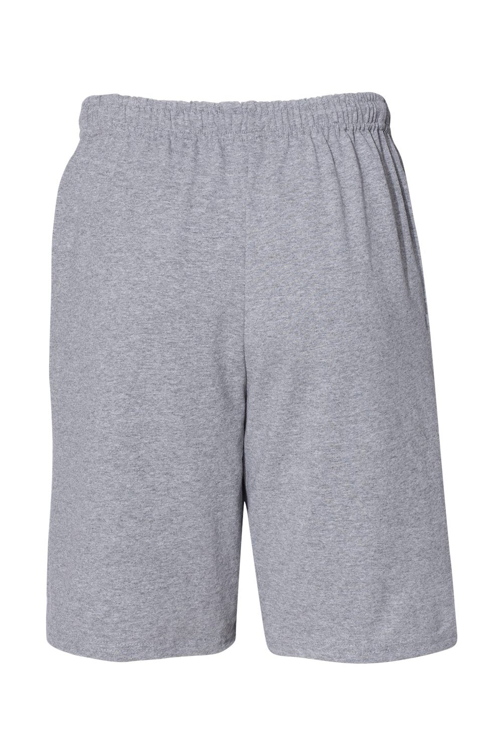 Russell Athletic 25843M Mens Classic Jersey Shorts w/ Pockets Oxford Grey Flat Back