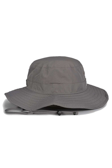 The Game GB400 Mens Ultralight Boonie Hat Dark Grey Flat Front